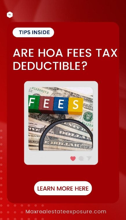 Are HOA Fees Tax Deductible?