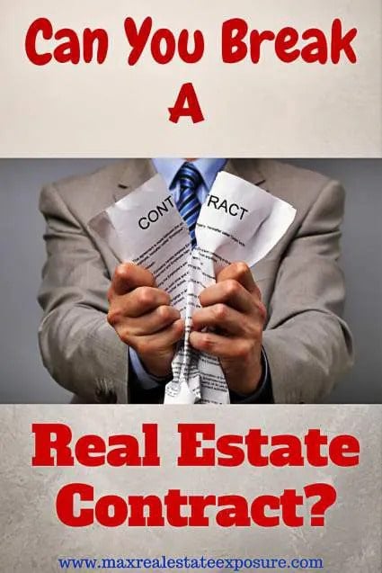 Can a Seller or Buyer Back Out of a Contract