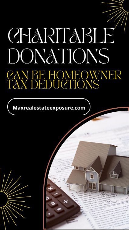 Charitable Donations Can Be Homeowners Tax Deductions