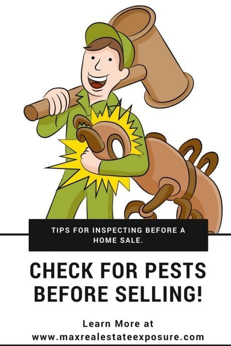 Check for pests before selling
