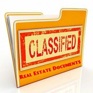 Classified Real Estate Documents