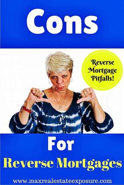 Cons of a Reverse Mortgage