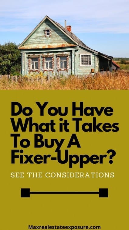 Considerations When Buying a Fixer Upper