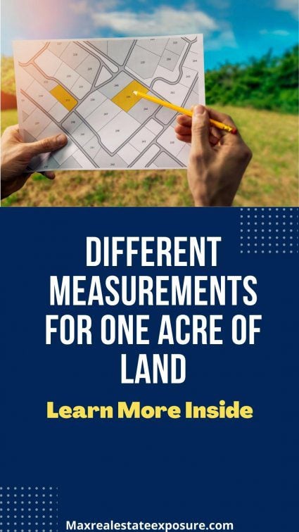 Different Measurements For One Acre of Land