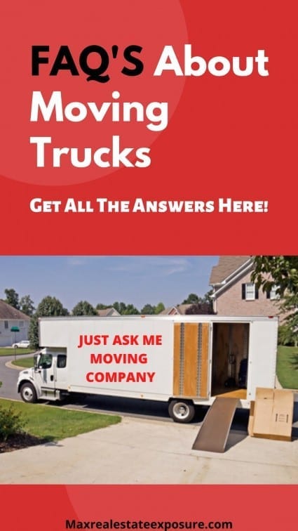 FAQ'S About Moving Trucks