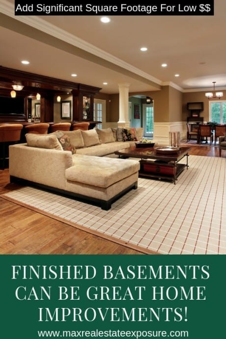 Finished Basements Can Be an Excellent Upgrade