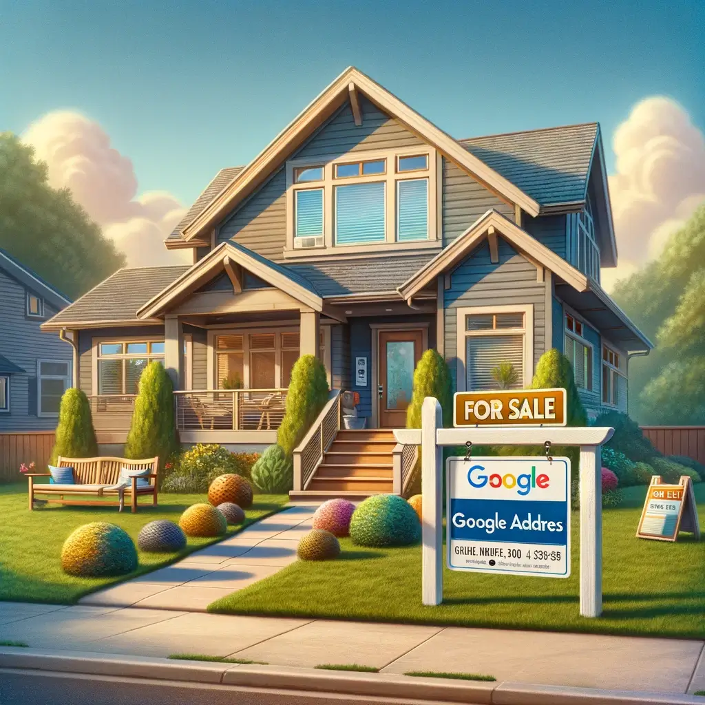 Google This Address Real Estate Sign Rider Marketing
