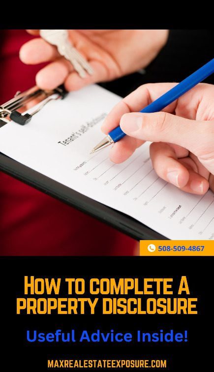 How to Complete a Real Estate Disclosure Form