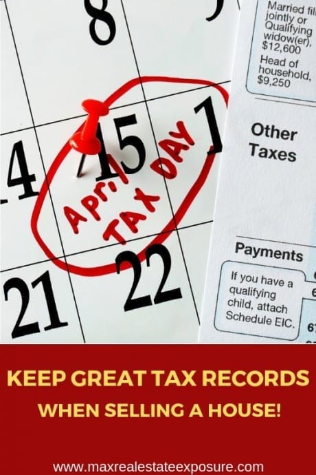 Keep Great Tax Records When Selling a House