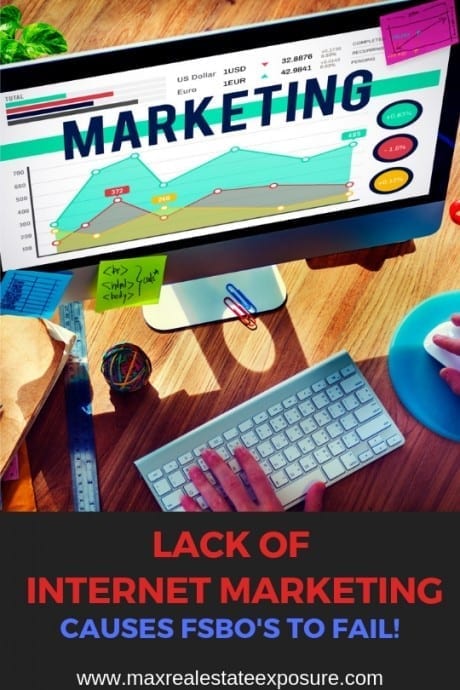 Lack of Internet Marketing Causes For Sale By Owners to Fail