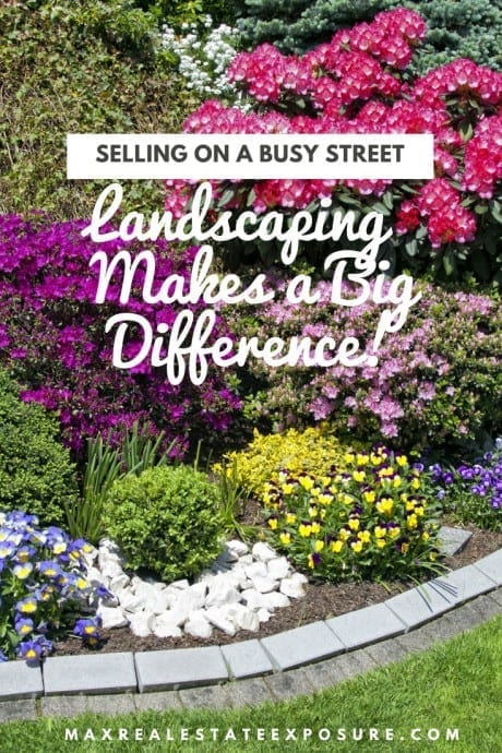 Landscaping on Busy Road