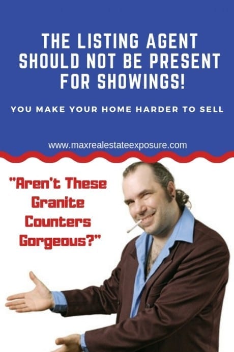 Listing Real Estate Agent Should Not Be Required to Attend Showings