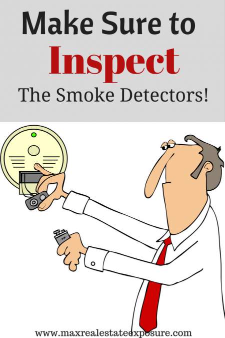 Make Sure to Inspect The Smoke Detectors