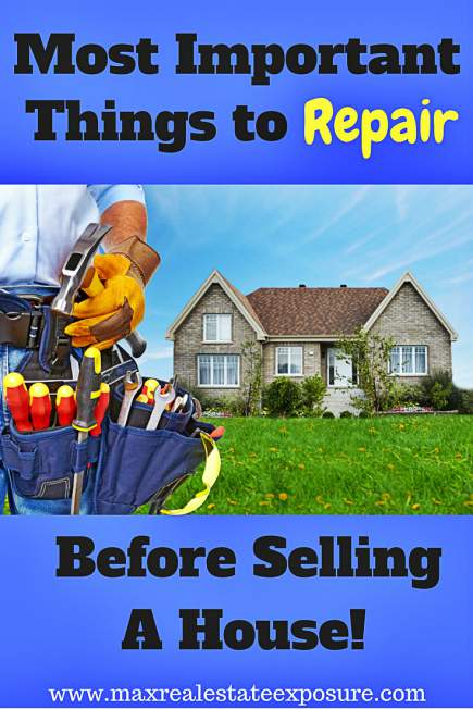 Most Important Things to Repair Before Selling a House