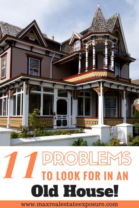 Problems to look for in an old house