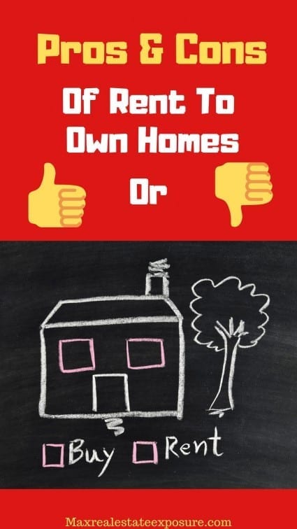 Pros and Cons of Rent to Own Homes