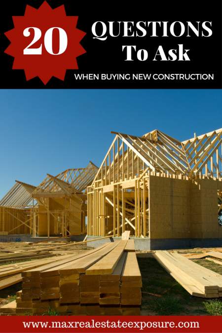 Questions to Ask When Buying New Construction