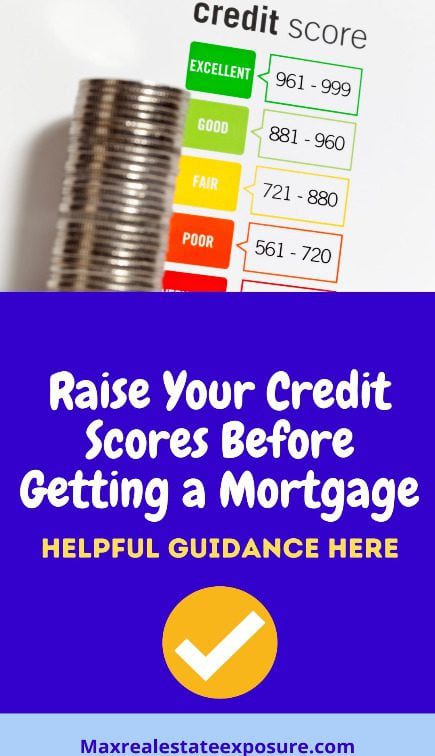 Raise Your Credit Scores When Getting a Mortgage