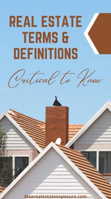 Real Estate Terms and Definitions