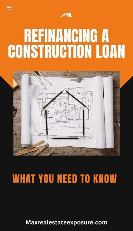 Refinance a Construction Loan