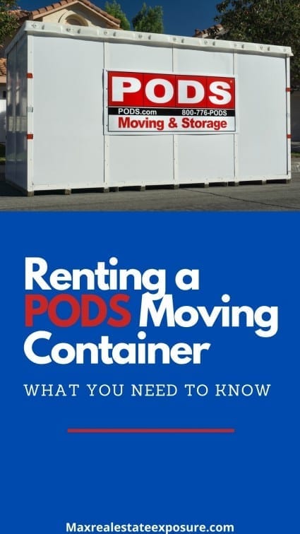 Using PODS For Moving