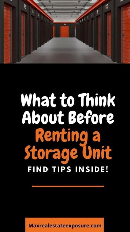Renting a Self-Storage Unit