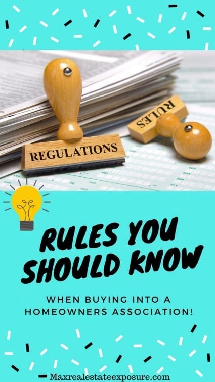 Rules You Should Know Buying Into a Homeowners Association