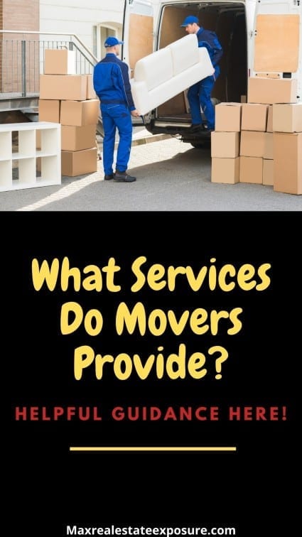 Services Movers Provide