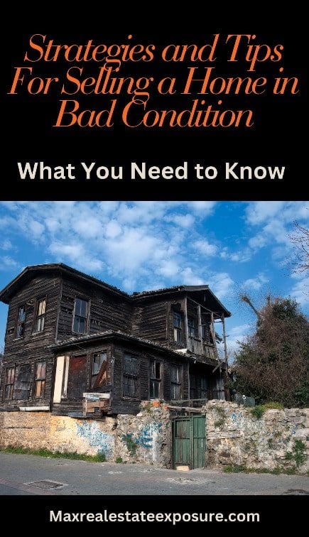 Strategies and Tips to Sell a Home in Bad Condition