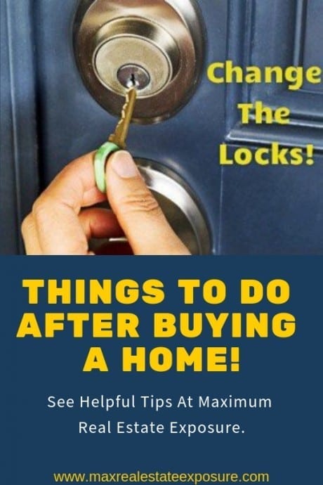 Things to Do After Buying a Home!