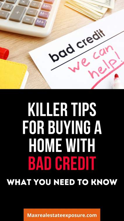 Tips For Buying a House With Bad Credit
