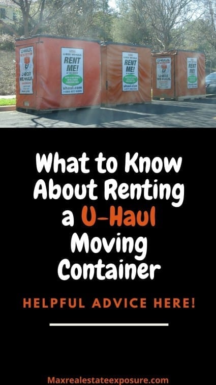 U-Haul Moving Container