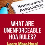 Unenforceable HOA Rules