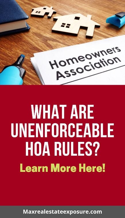 Unenforceable HOA Rules