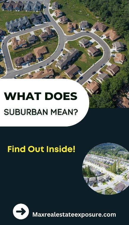 suburban area definition