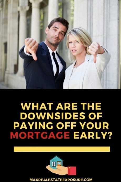 What are the downsides of paying off a mortgage earlier.