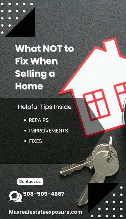 What not to fix when selling a house