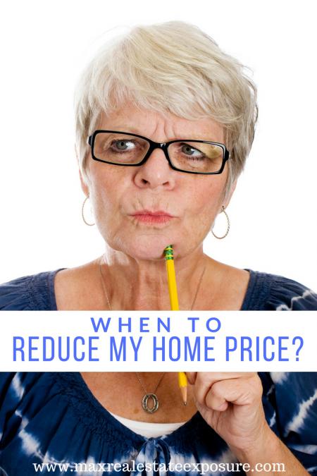 When to Reduce My Home Price