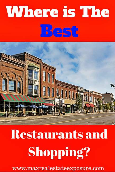 Where is The Best Restaurants and Shopping 